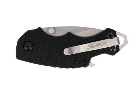 Kershaw Shuffle stainless steel folding pocket knife with multi-position pocket clip